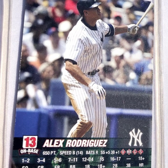 2004 MLB SHOWDOWN CARD FEATURING ALEX RODRIGUEZ - Picture 6 of 8